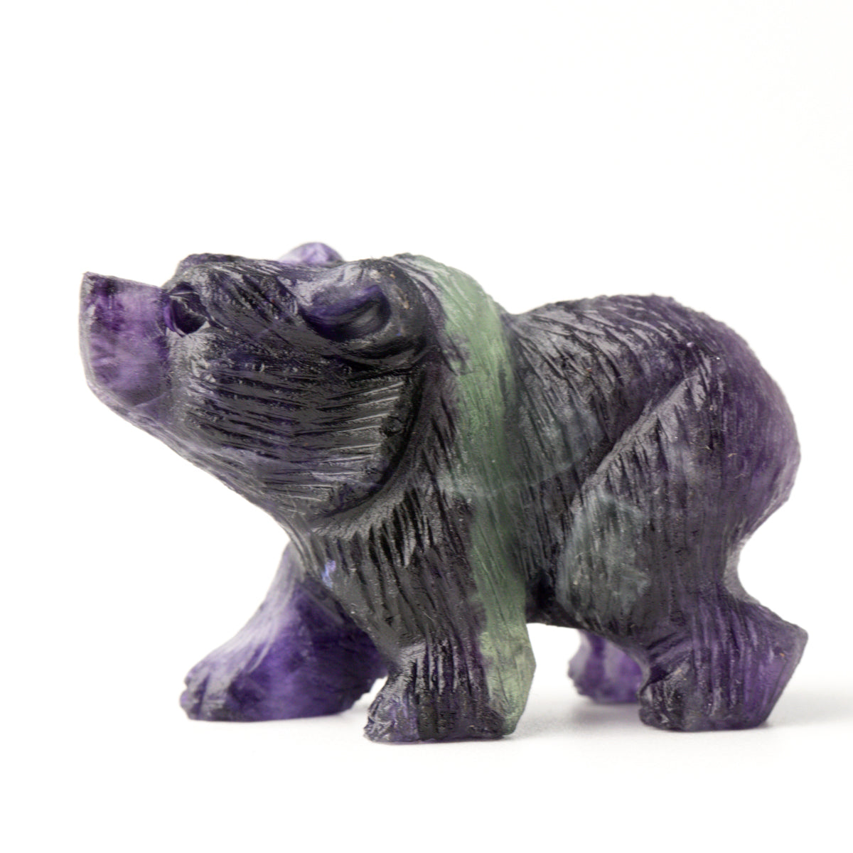 3.2 inch Fluorite Bear Carving