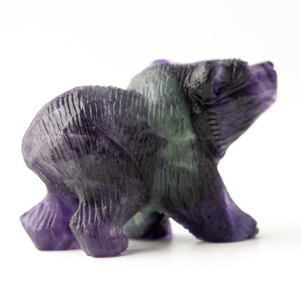 3.2 inch Fluorite Bear Carving