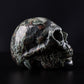 2.7-3.6 inch Moss Agate Skull Carvings