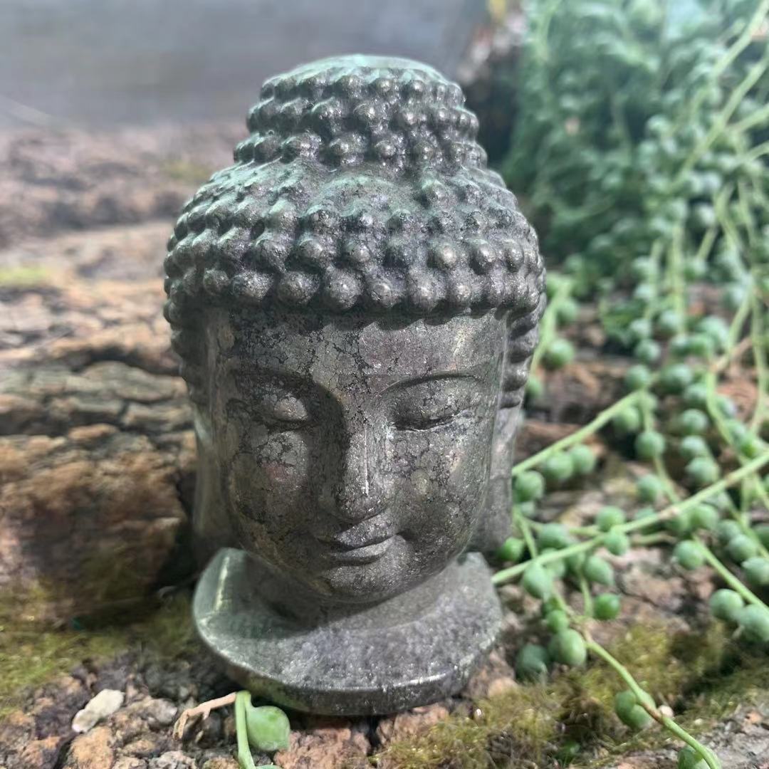 3'' Carved Crystal Buddha