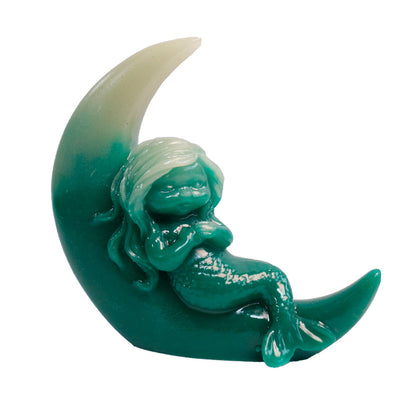 Luminous Moon Mermaid Carving 7.9 CM