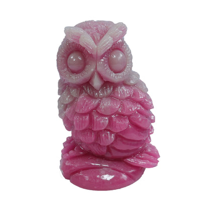 Luminous Owl Carving 7.9 CM