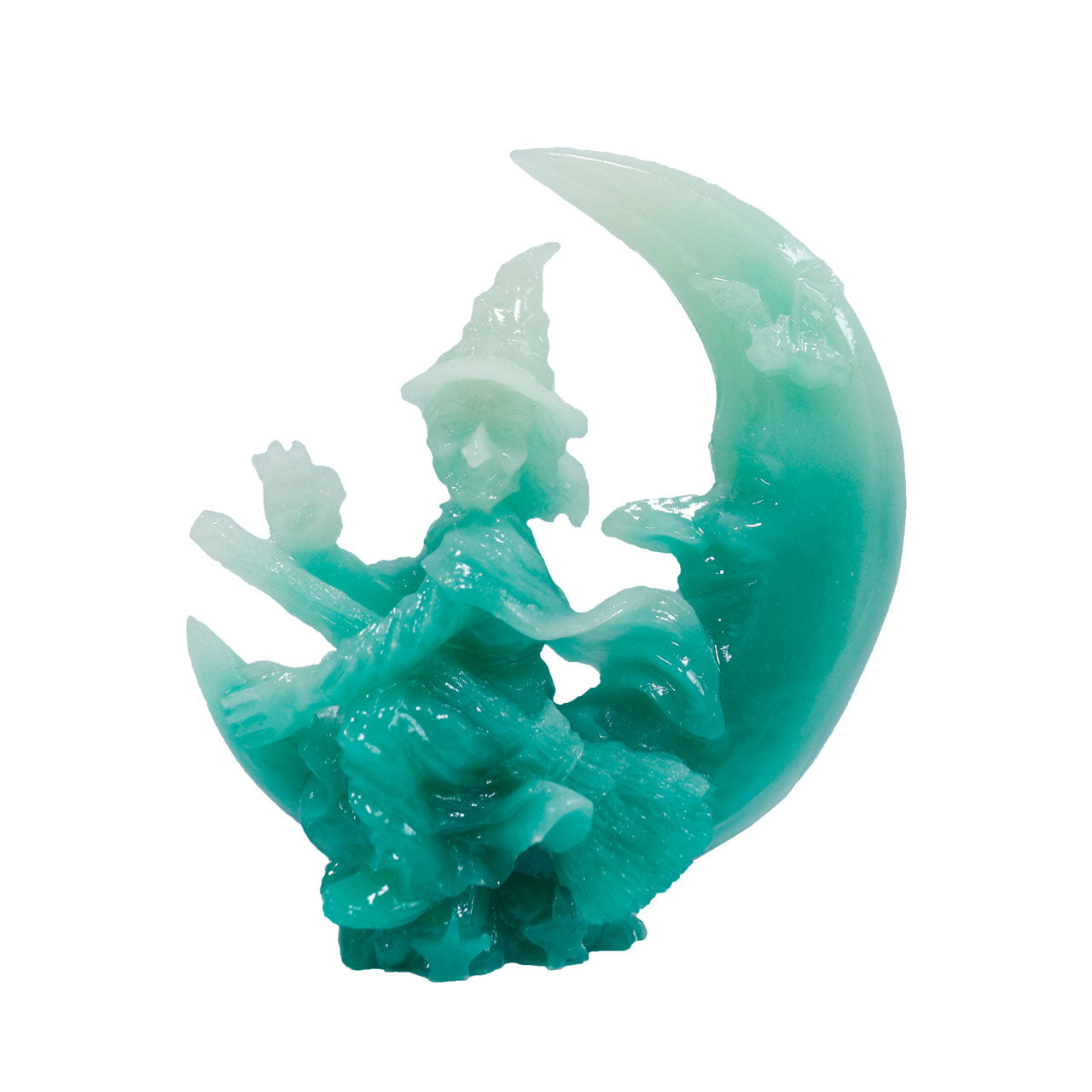 Luminous Moon Witch Carving 9 CM